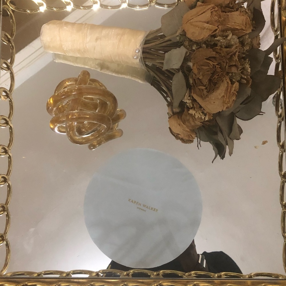Karen Walker Sun Glasses Case and cleaning cloth